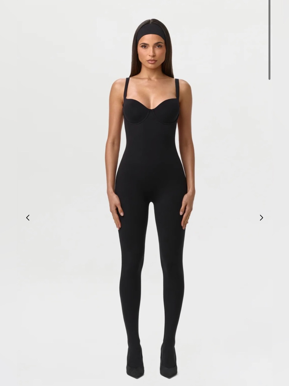 Naked Wardrobe Naked Open Back Jumpsuit Black